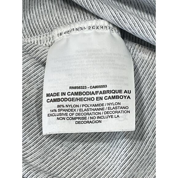 Nike Golf Dri Fit -Club Top Sleeveless 1/4 Zip Polo Black/Gray Striped Sz Small - Picture 9 of 10